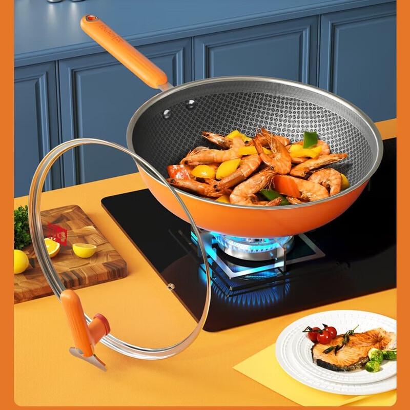 

KUMBACH KBH 32cm 316L Honeycomb Non-stick Wok