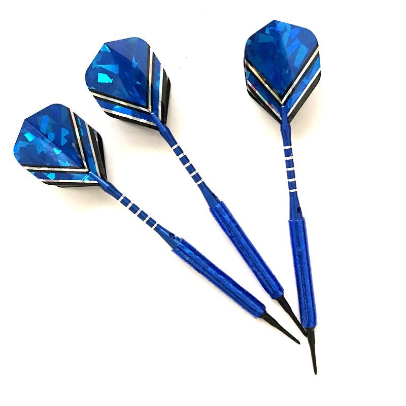 2020 New 3Pcs Soft Tip Darts 14g Dart Pin Throwing Tip Soft Tip Dart Shaft Beautiful Blue 6
