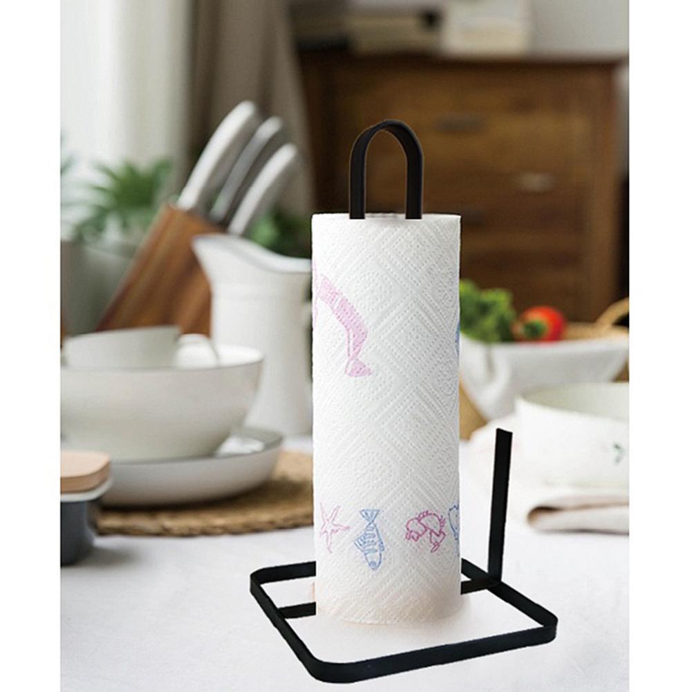 Desktop Metal Iron Napkin Shelf Paper Roll Stand for Kitchen Living Room Accessories