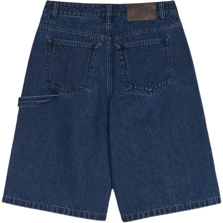 New MLB Denim Shorts Men's Blue 3ADPB0153-50INS