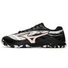 Wave Medal 6 Shock Absorbing Non-Slip Low-Top Table Tennis Shoes Unisex Shoes Black White Red 81GA191519