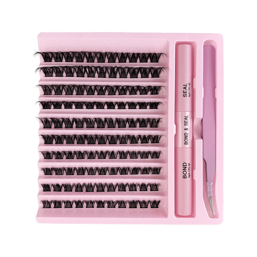 New Hot-Selling Segment Cluster False Eyelashes for Self-Grafting - Large Capacity for European and American Markets.
