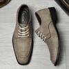 Fashion Handmade Men Dress Shoes Genuine Leather Man Oxford Shoes New Style Wedding Business Shoes Fashion Male Brogue Footwear Sneakers