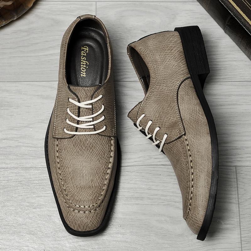 Fashion Handmade Men Dress Shoes Genuine Leather Man Oxford Shoes New Style Wedding Business Shoes Fashion Male Brogue Footwear Sneakers
