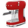 Smeg 15 Bar Espresso Machine Red - ECF02RDEU