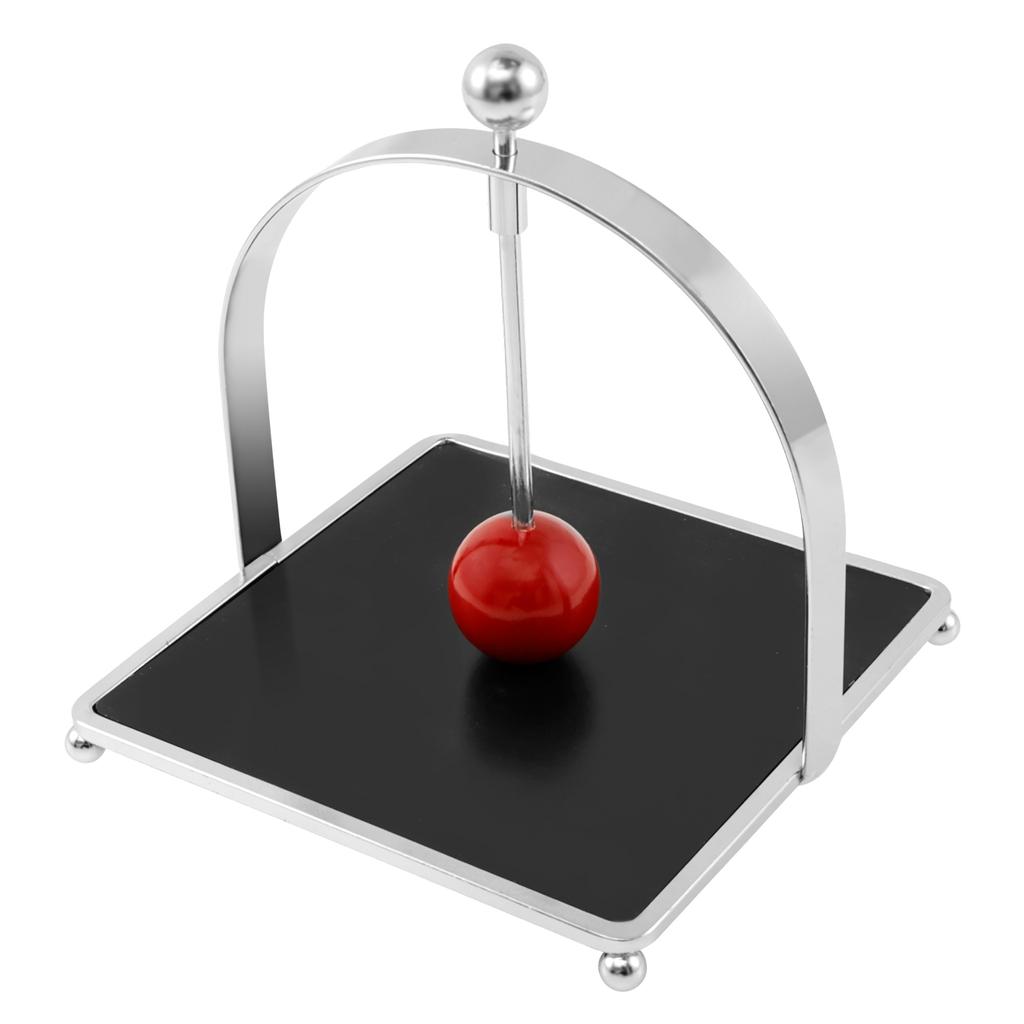 Bordserviettholder i metall Firkantet base Serviettboks Serviettdispenser Organizer Kjøkken Bad Hotell Serviettstativ