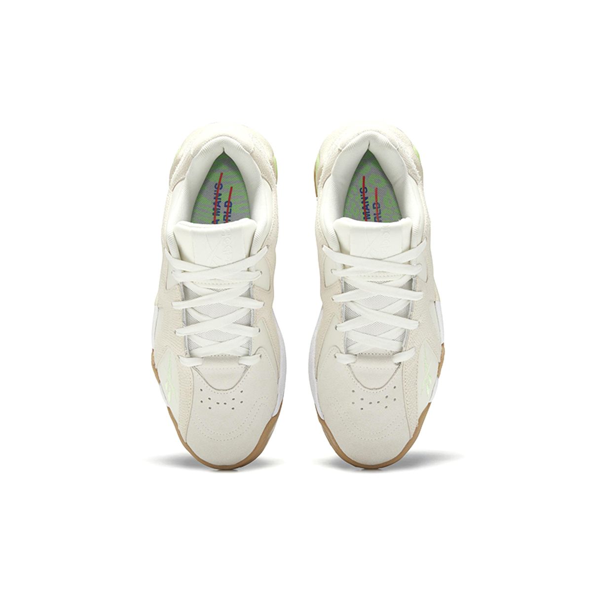 Reebok Kamikaze 2 Low Chalk Neon Mint Женские кроссовки Кремовые Morning-Fog FZ0666 35.5 — фото 4