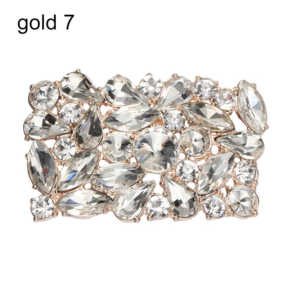 1PC European Fashion Crystal Shoe Clip Transformation Style Women's Shoes Decorations Rhinestone Charm Clothing Collocation