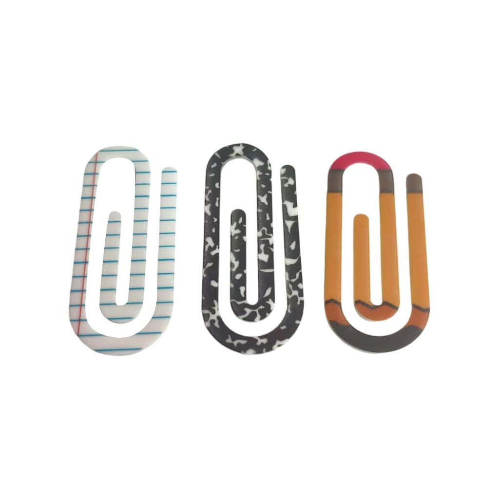 Classroom Theme Creative Bookmarks Paper Clip Bookmarks