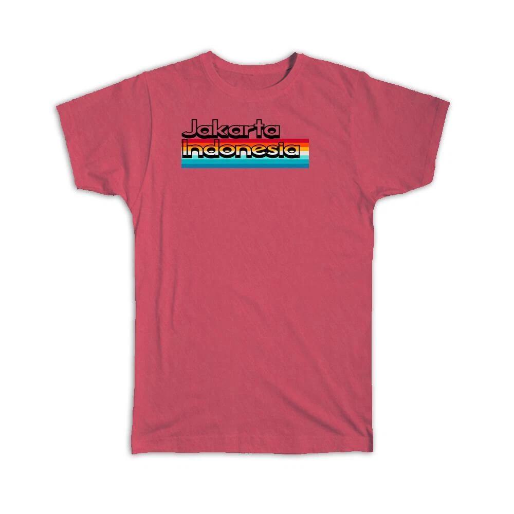 Gift T-Shirt : Jakarta Indonesia Graphic Retro 2XL