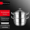 SULIT Thick 316 Stainless Steel Double-Layer Steamer Pot
