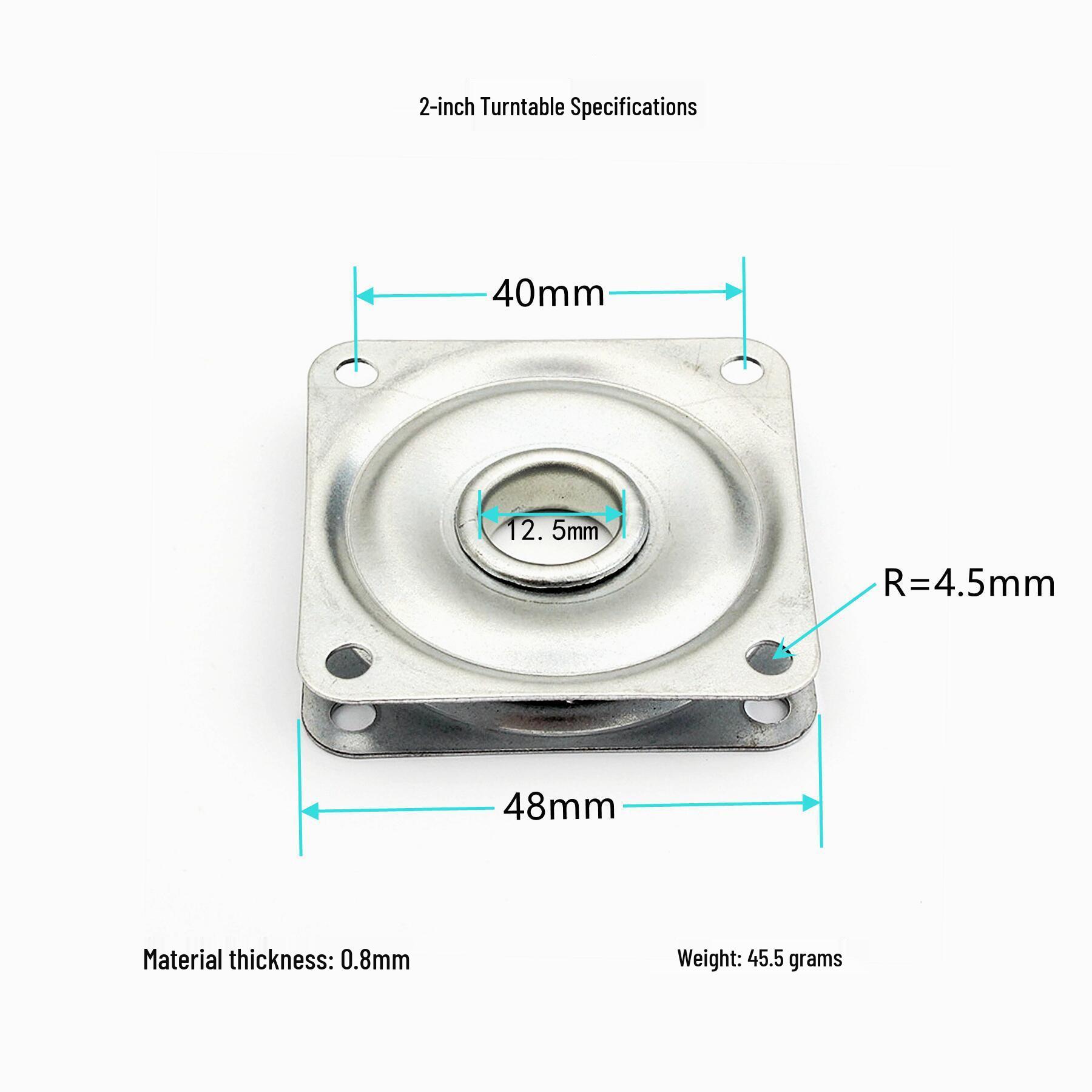Galvanized Steel Ball Rotating Display Turntable Base