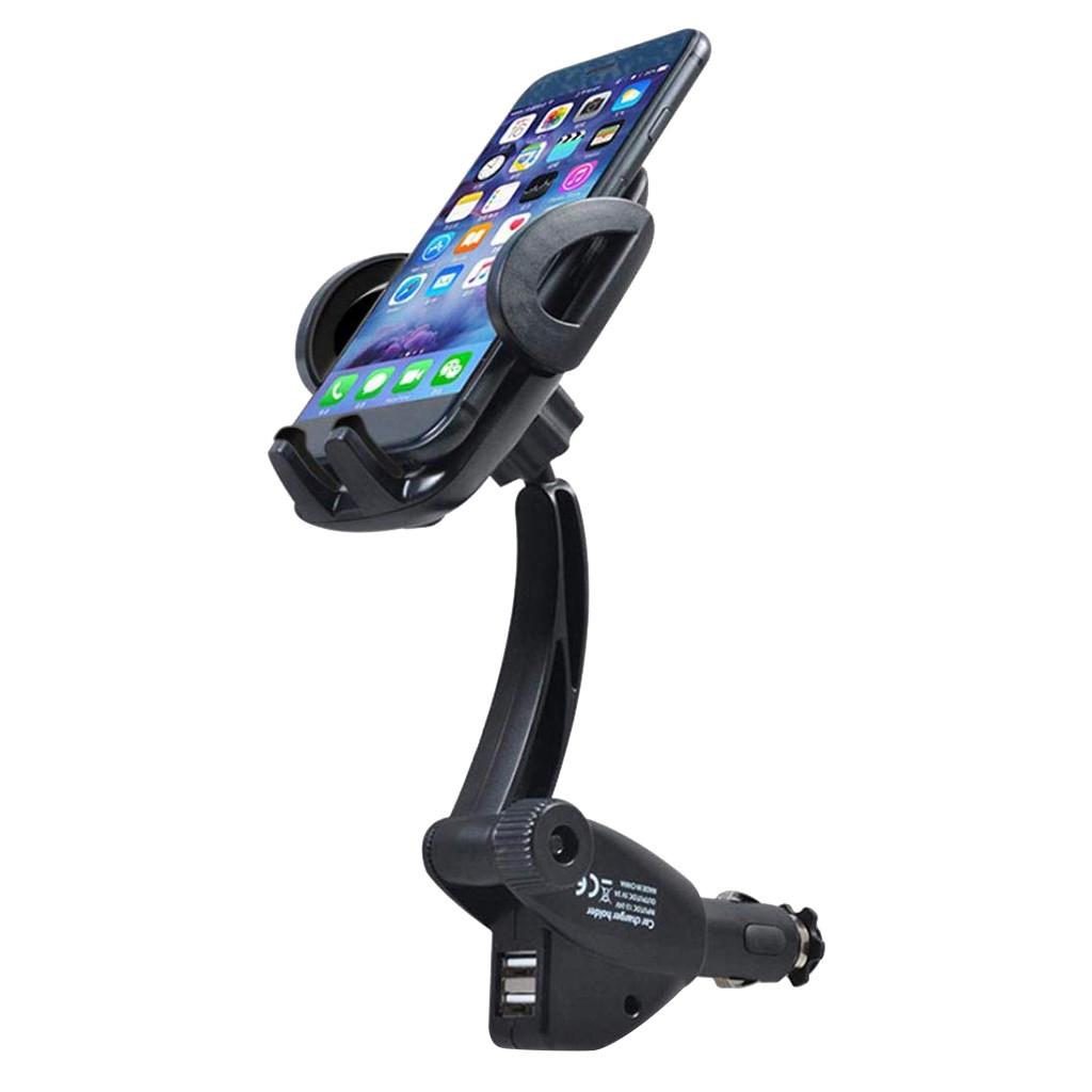 Buy Car Charger Universal 2 In 1 Auto Charger Car Cell Phone Holder