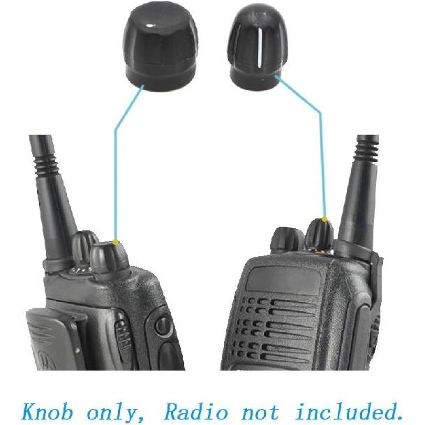 12Set Volume Knob and Channel Knob Cap for Motorola Radios HT750 HT1250 EP350 EP450 EX500 EX600 CP200D CP200 CP150 PR400 PRO5150 CP040