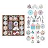 100PCS Christmas Ornaments Ball Decorations - Dessert Pendant Tree Candy Set For Wedding Decoration Holiday Birthday Party