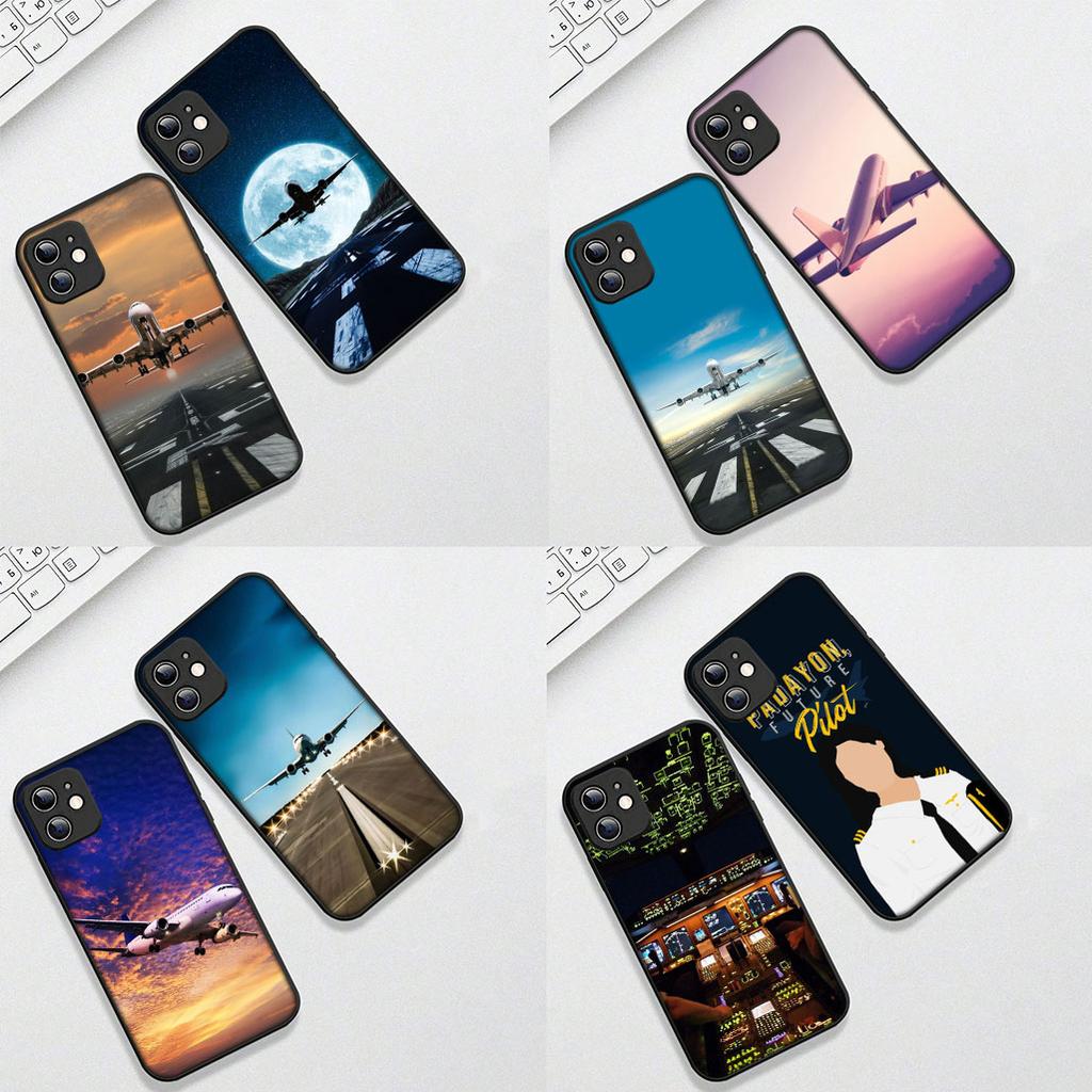 Cover for Xiaomi Redmi 15 15C A3 A4 A5 9A 9C NFC Note 9 8 9T 8T Pro Casing Phone Case Aircraft Travel Airplane Pilot Epaulette