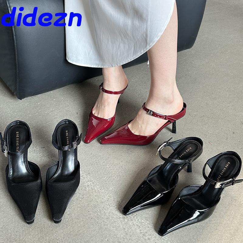 Mode 2025 Neu In Pumps Pantoletten Absätze Damenschuhe Schuhe Mode Flach Spitzzehe Damen Dünne Hohe Absätze Schuhe Weibliche Pantoletten