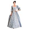 Halloween Medieval Vintage Court Costume Lace Splicing Big Horn Sleeves Drama Stage Play Costume