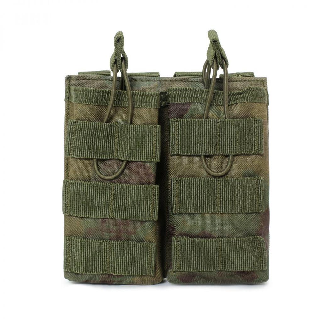 Tactical M4 MOLLE Magazine Pouch: Multifunctional Crossbody Bag with Power Bank Sleeve for Outdoor Sports Enthusiasts.