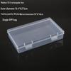 Rectangular Transparent PP Plastic Storage Box for Stationery, Cards, Hardware, Jewelry, and Fishing Gear