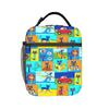 Pete the Cat Insulated Lunch Bags Cooler Bag Reusable,Meal Container Groovy Kitten Portable Lunch Box Tote School Outdoor