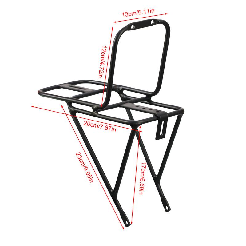 MTB Road Bike Front Pannier Rack Bicycle Cargo Rack Load Bearing 15kg Bike Carrier Bag Luggage Shelf Bracket Cycling Accessories