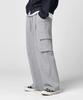 AGOD Single-Pleat Cargo Sweatpants [Gray]