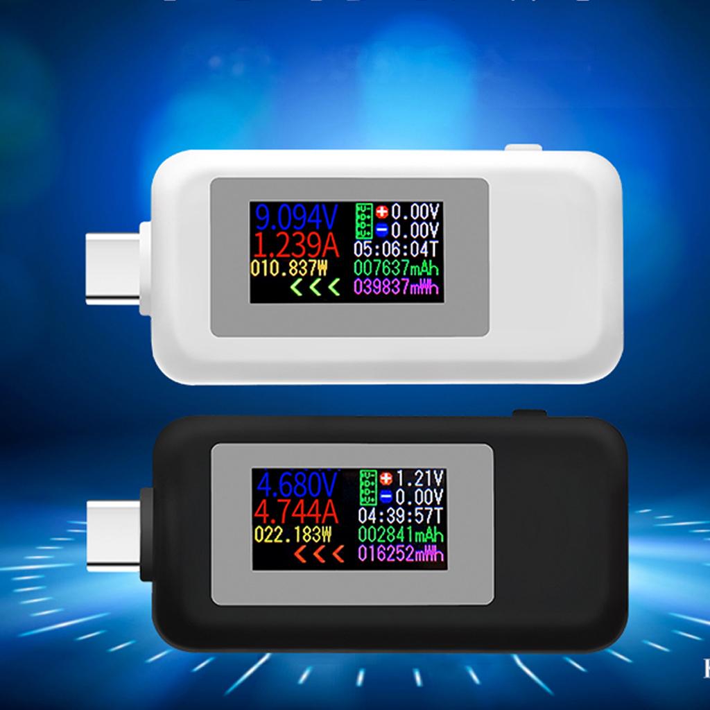 Current Voltage Monitor Power Meter KWS-1902C Type-C USB Tester for Computer