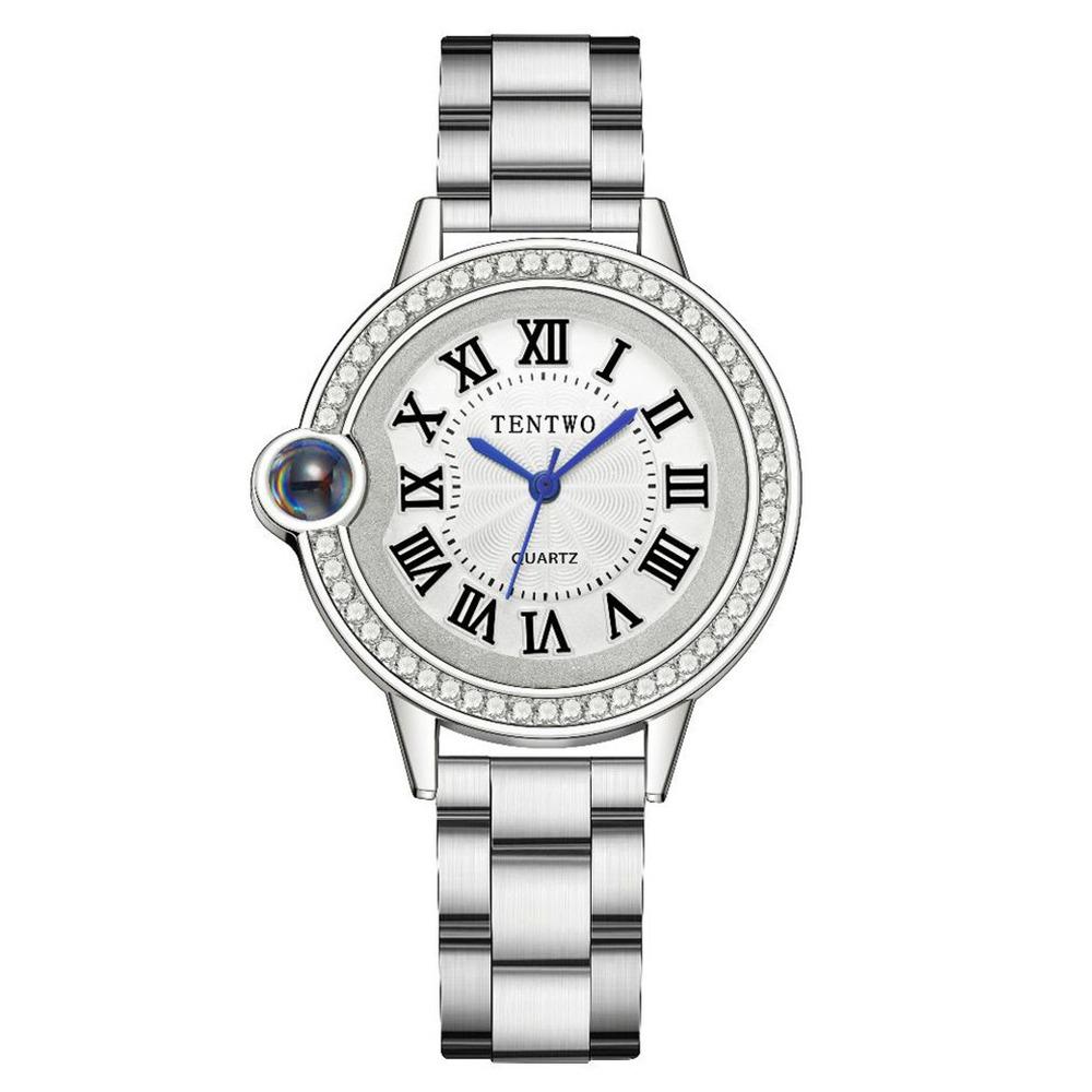 

Retro Ladies Business Watches Exquisite Rhinestone Quartz Watch Quartz Wristwatch Women Gift