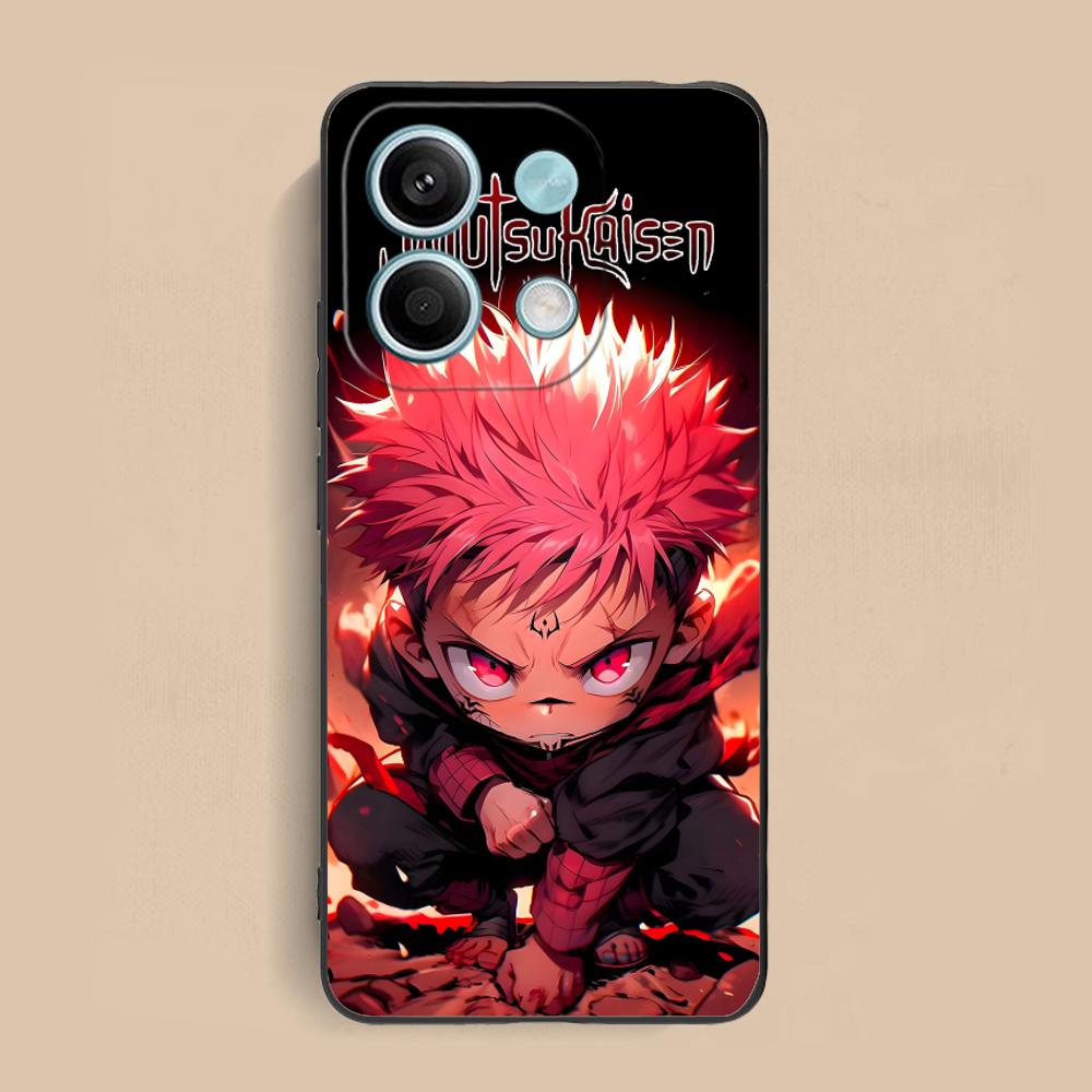 

Jujutsu Kaisen Sukuna Mobile Phone Case for Xiaomi Redmi Note 14 13 12 11 S Pro Plus 4G 5G Colour Printing Cover Pretty Luxury Redmi Note 11S 4G