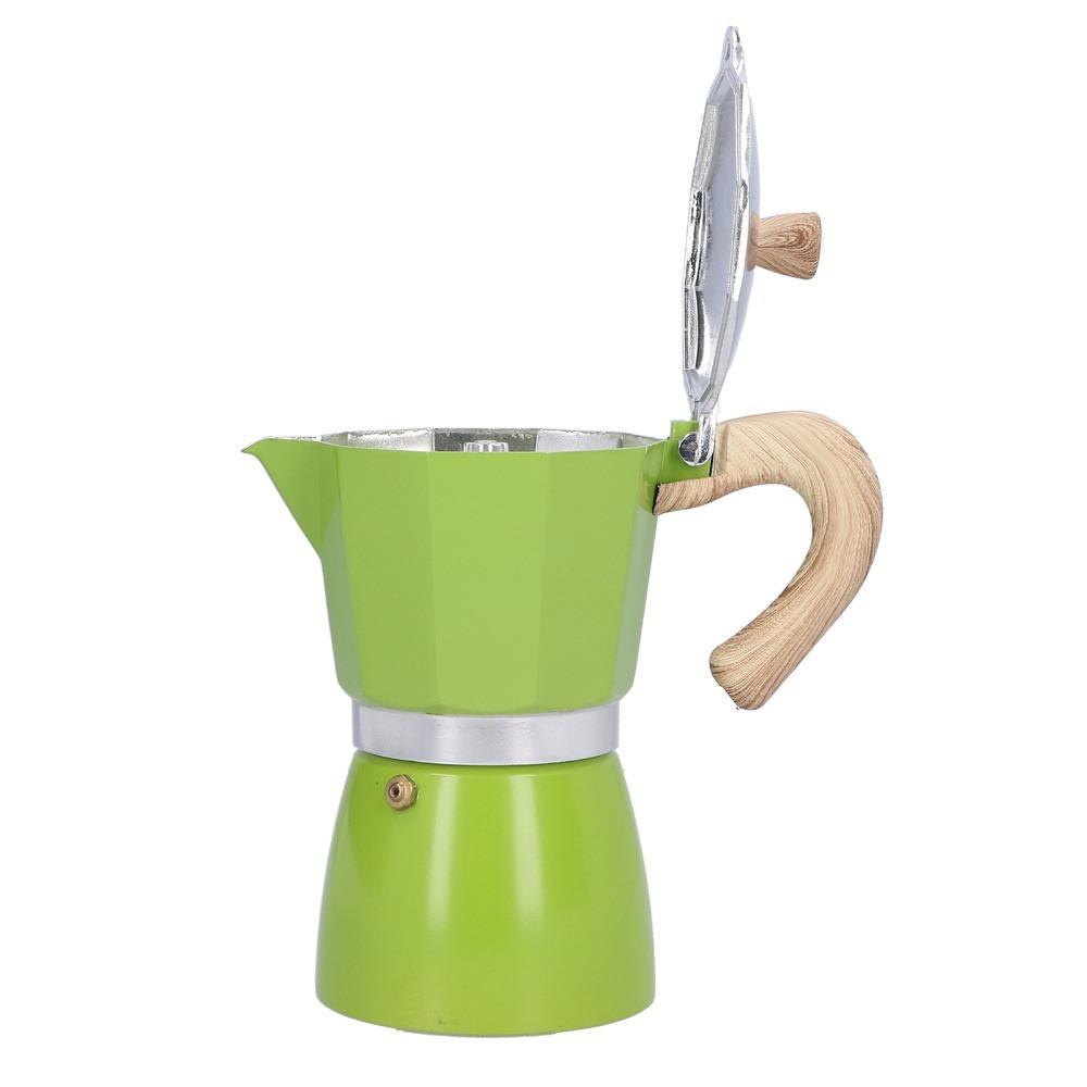 Aluminum Alloy Stovetop Espresso Maker Colorful Coffee Kettle Coffee Brewing Coffee Maker  Home Use