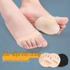 Silicone Anti-Pain Forefoot Cushion: Women's Non-Slip, Thickened, Five-Toe Sock Protection for High Heels.