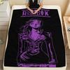 One Piece Character Print Flannel Blanket,High Quality Comfortable for All Seasons,Home Decor,Warmth and Comfort,Perfect for Christmas Gifts
