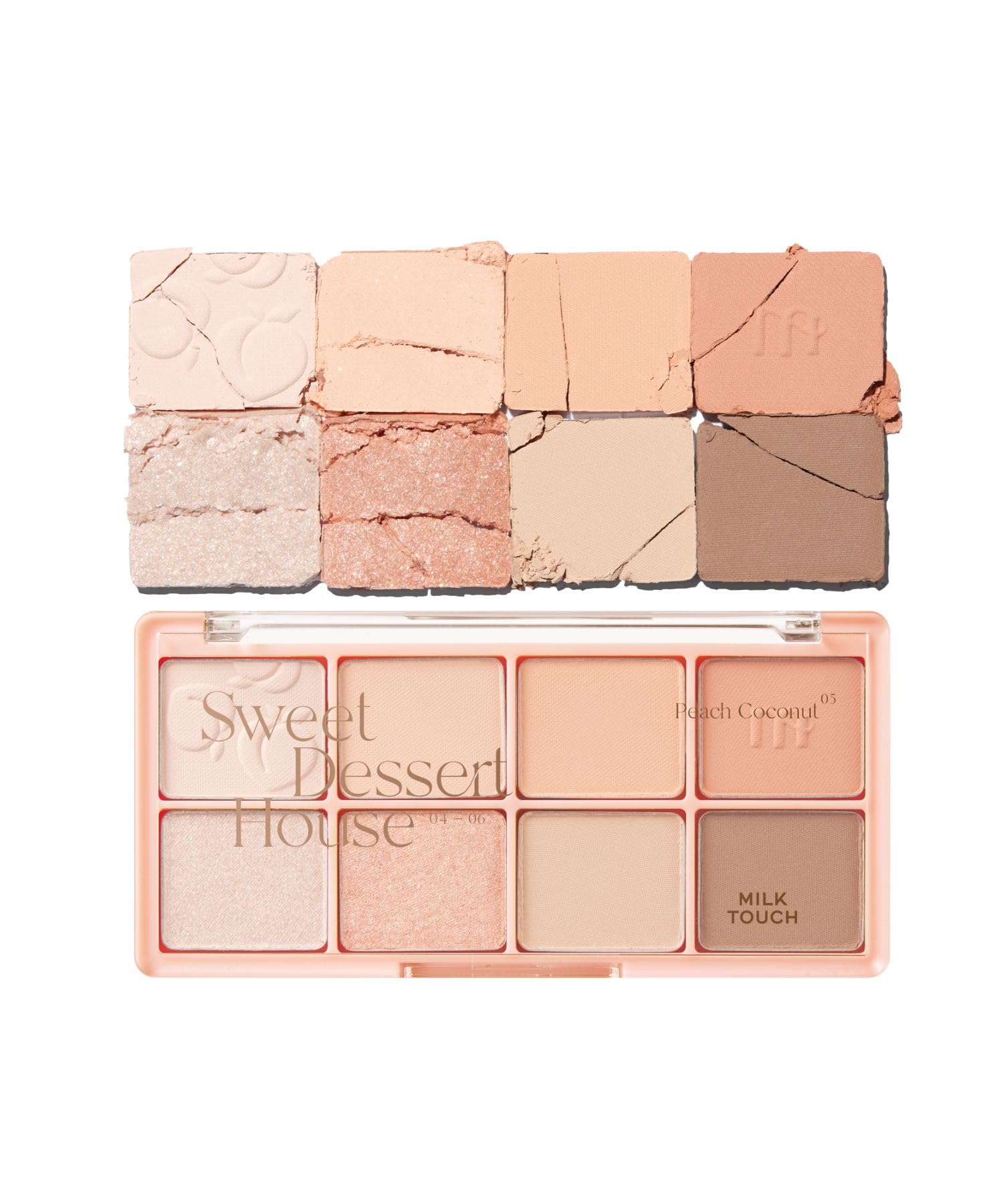 

Палитра Milk Touch Milk Touch Be My Sweet Dessert House Peach (05 Кокос)
