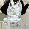 Schoolbag New Chinese Style Ink Painting Backpack Women's 1011 New Small Fresh Retro School Bag Student Class Backpack Bag
