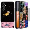 Cat Universe Cute Fashion Design Phone Case For Samsung Galaxy S26 S25 S24 S23 S22 S21 Plus Ultra Note20 Soft Black