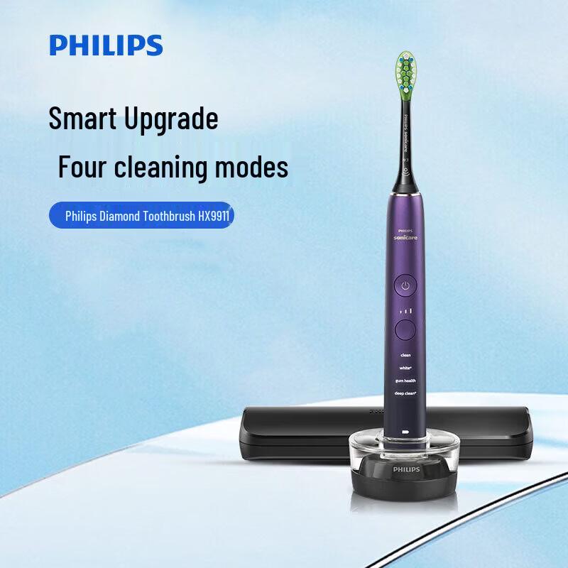 

Philips DiamondClean 9 Series AI Sonic Electric Toothbrush CN plug (adapter included)