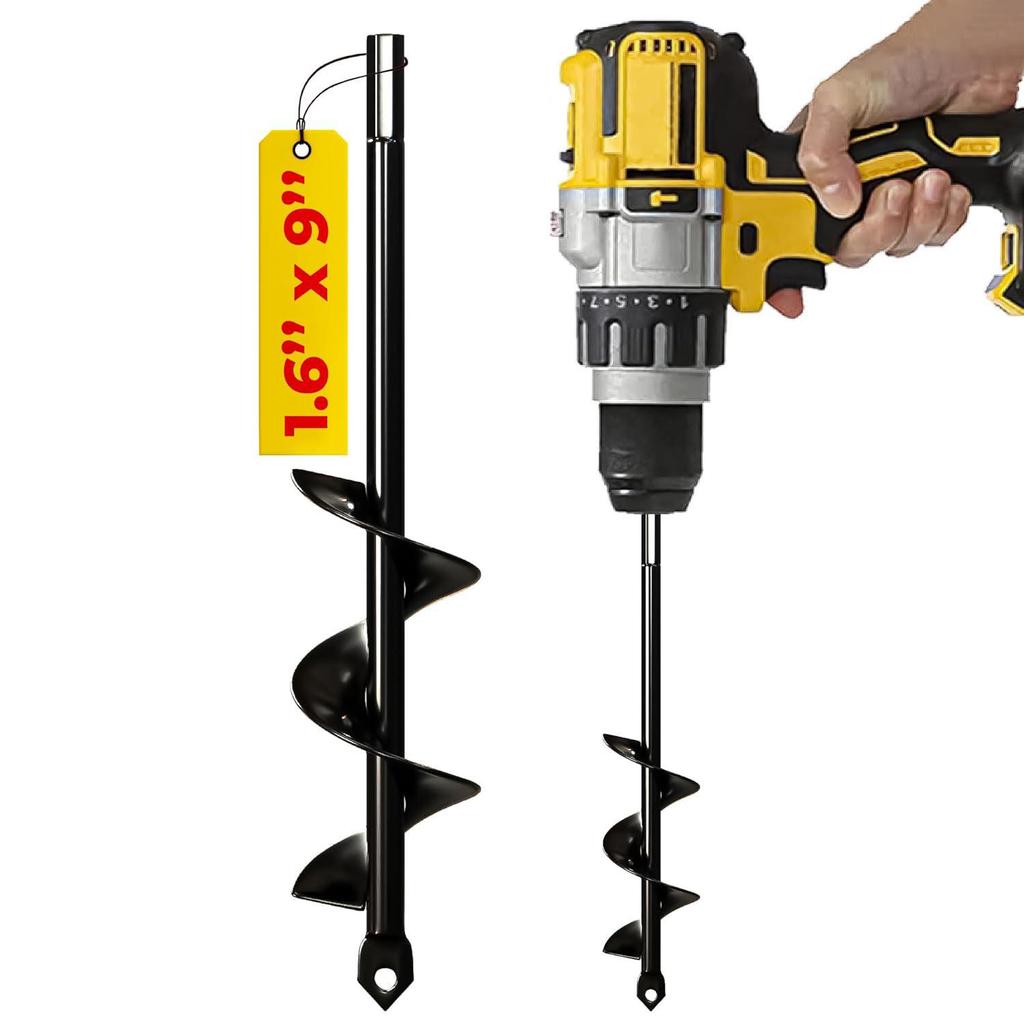 Portable Electric Earth Drill Bit for Planting and Soil Loosening