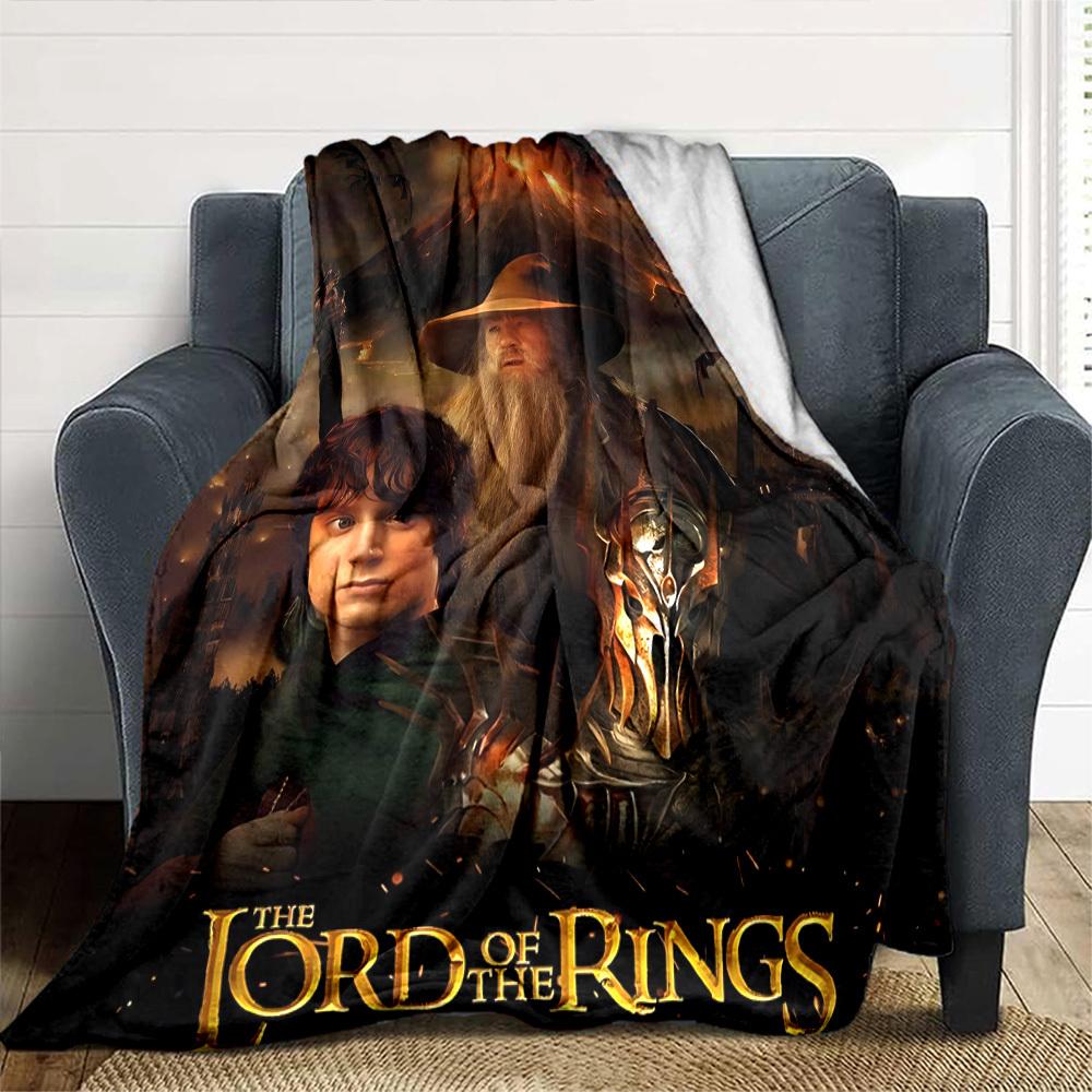 1pc Gandalf Middle-earth Flannel Blanket Soft Warm Throw for Home, Office, Travel, All-Season Cozy Bedding Gift L1377
