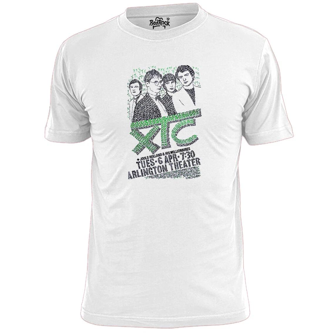 Mens Xtc Arlington Inspired Punk Gig T shirt Ruts Damned Pistols Buzzcocks L
