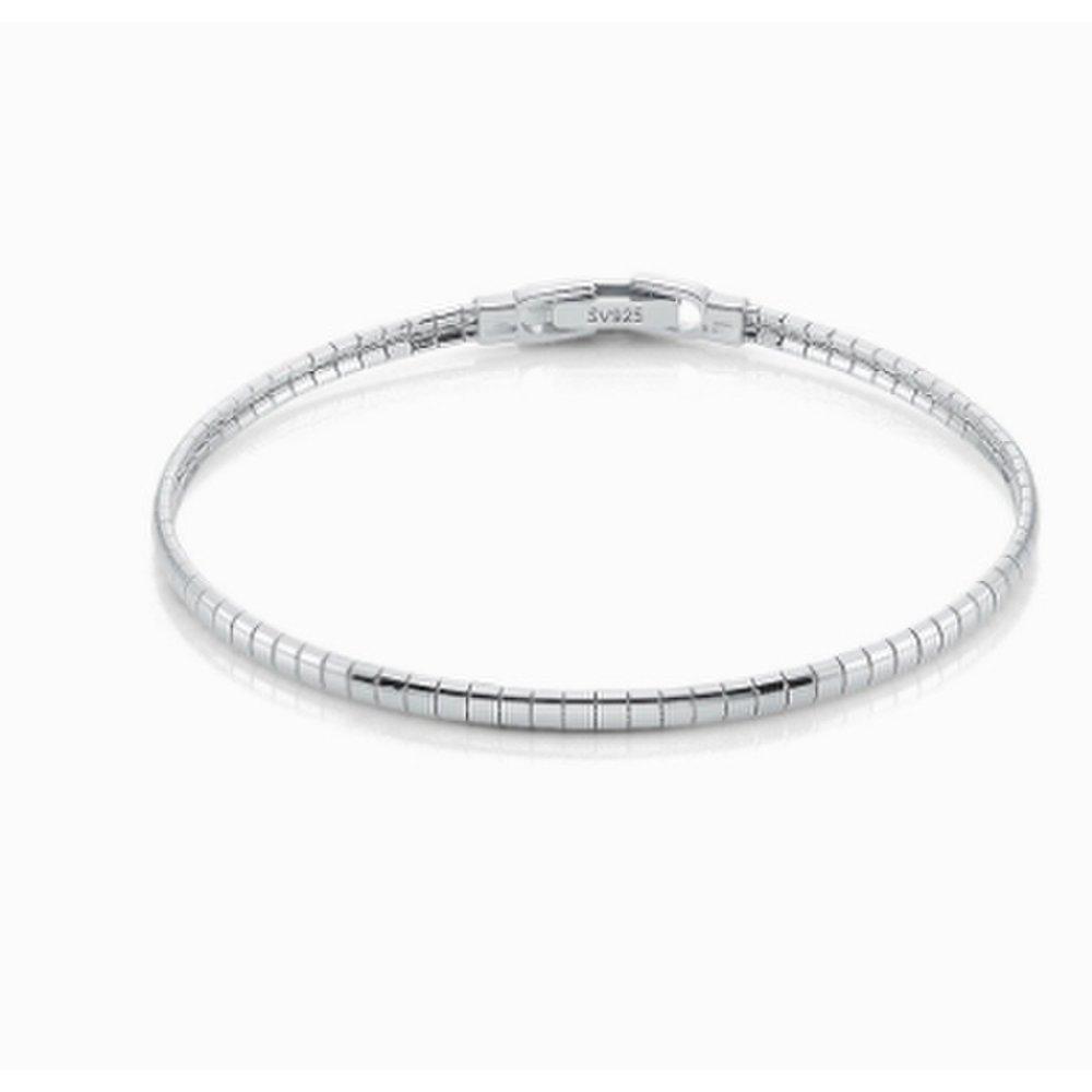 Custom Made 2.5mm Silver Snake Chain Bracelet 19cm Llbs24209S_S
