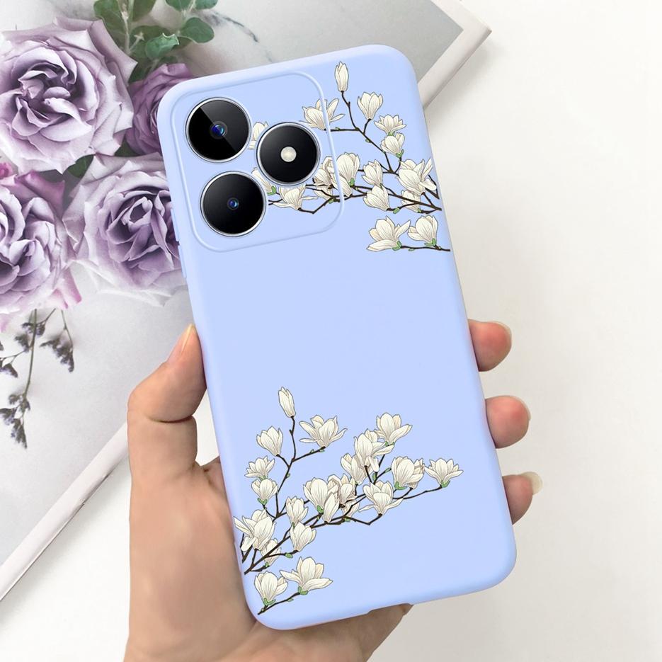 For Realme C51 Case RMX3830 Cute Astronauts Cartoon Cover Soft Silicone Phone Case For Realme C53 C 51 RealmeC51 RealmeC53 Shell