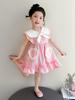 Girls' Chic 2026 Plaid Heart Pocket Dress - Toddler & Young Child Summer Casual Fashion
