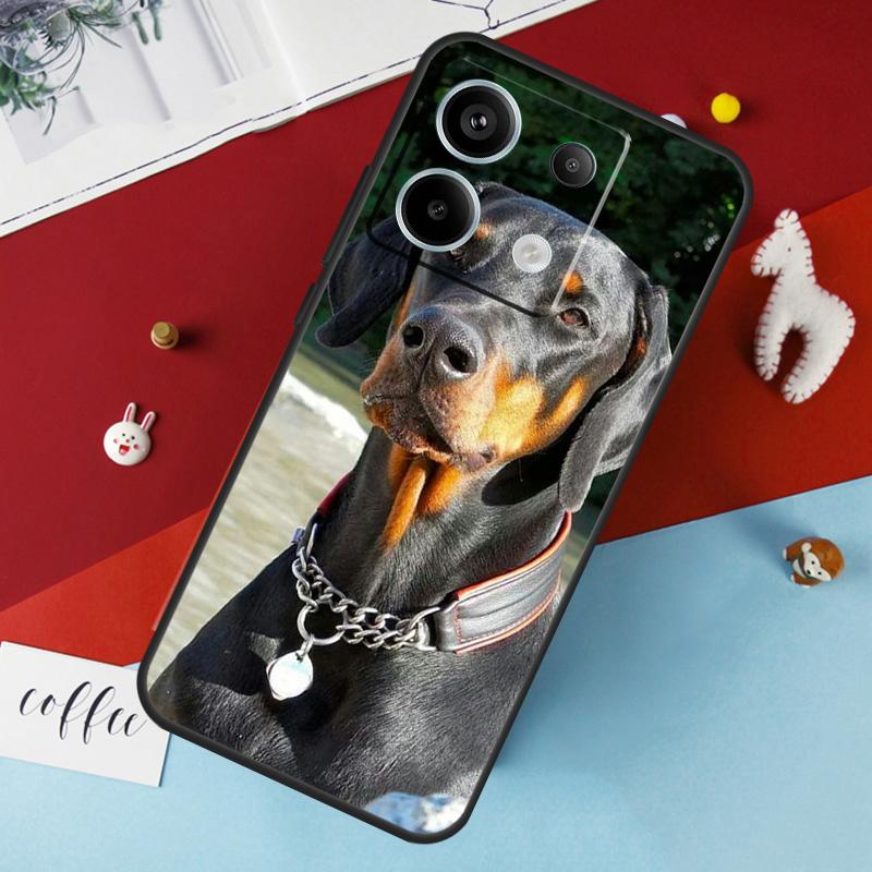 

Чехол с изображением собаки таксы и добермана для Xiaomi Redmi 13C 12C 10C 9C 10A Redmi Note 11 9 10 12 13 Pro 9S 10S 11S 12S Redmi Note 9
