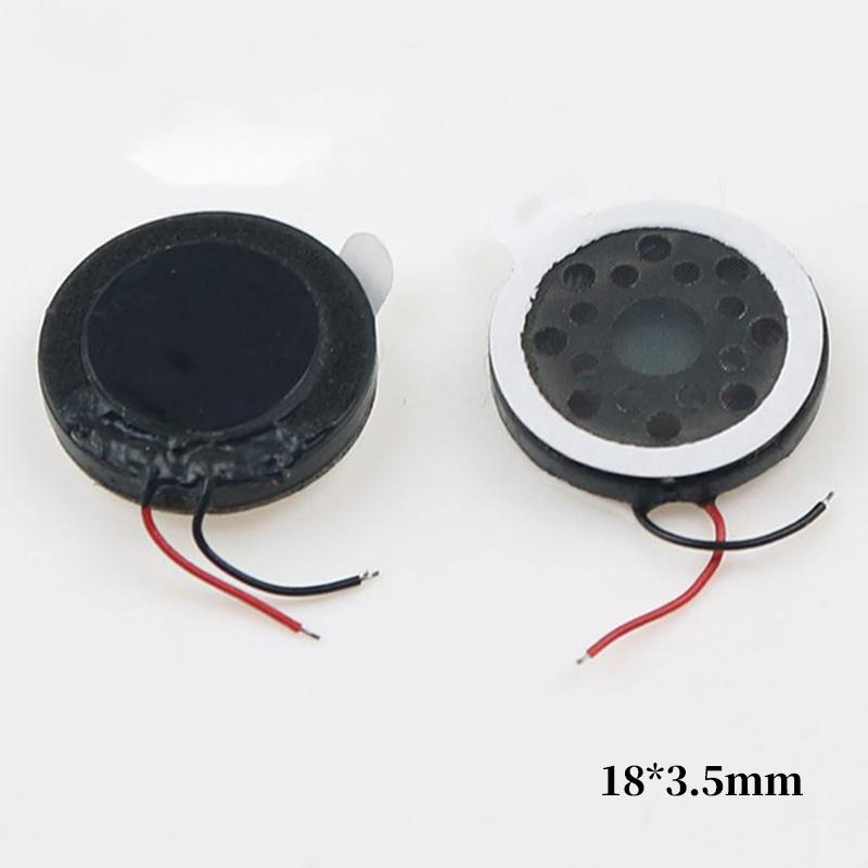 2PCS 13mm 15mm 16mm 18mm 18 20 23 26 28 30 MM Mini Speaker Round Runway Loudspeaker 8Ohm 0.5W For MP4 Toys Cellphone Small Audio