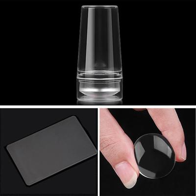 Nails Design Clear Silicone Nail Art Scraper Nails Gel Nail Polish Stamping