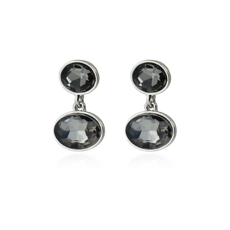 

Минималистичные сверкающие серьги-капли с черными стразами, женские изысканные серьги-подвески геометрической формы, ювелирные подарки A1