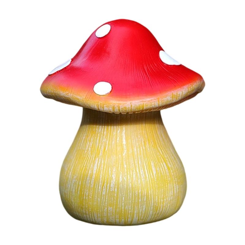 

Resin Mushroom Key Hider Mushroom Garden Statues Decors Safe Key Holder for Outdoor Yard Patios Hide a Key Solution