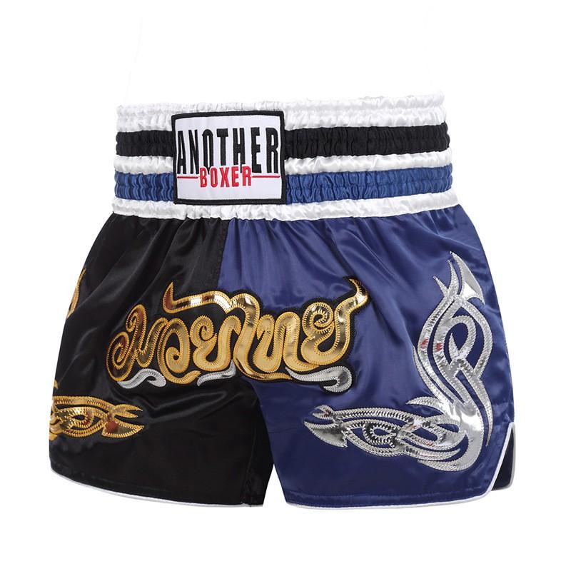 Breathable Muay Thai Boxing Shorts Men Women Cycling Jersey Training Splice Combat Sports Wear