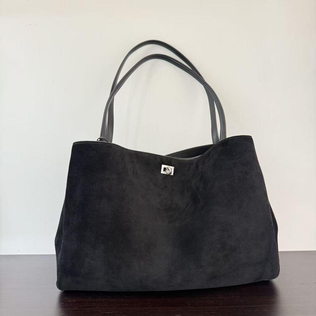 B's Trendy Frosted Genuine Leather Shoulder & Crossbody Bag for Autumn/Winter